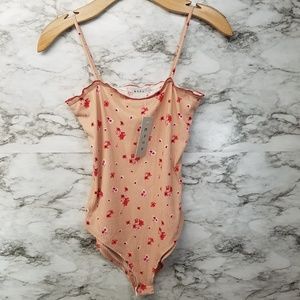 Gaze DTLA Women's Body Floral Suit Sexy Sz S New